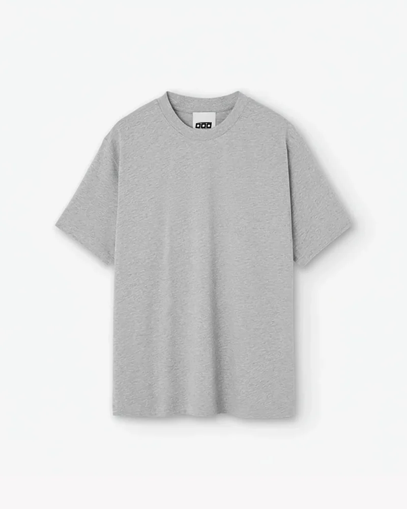 Remera gris melange