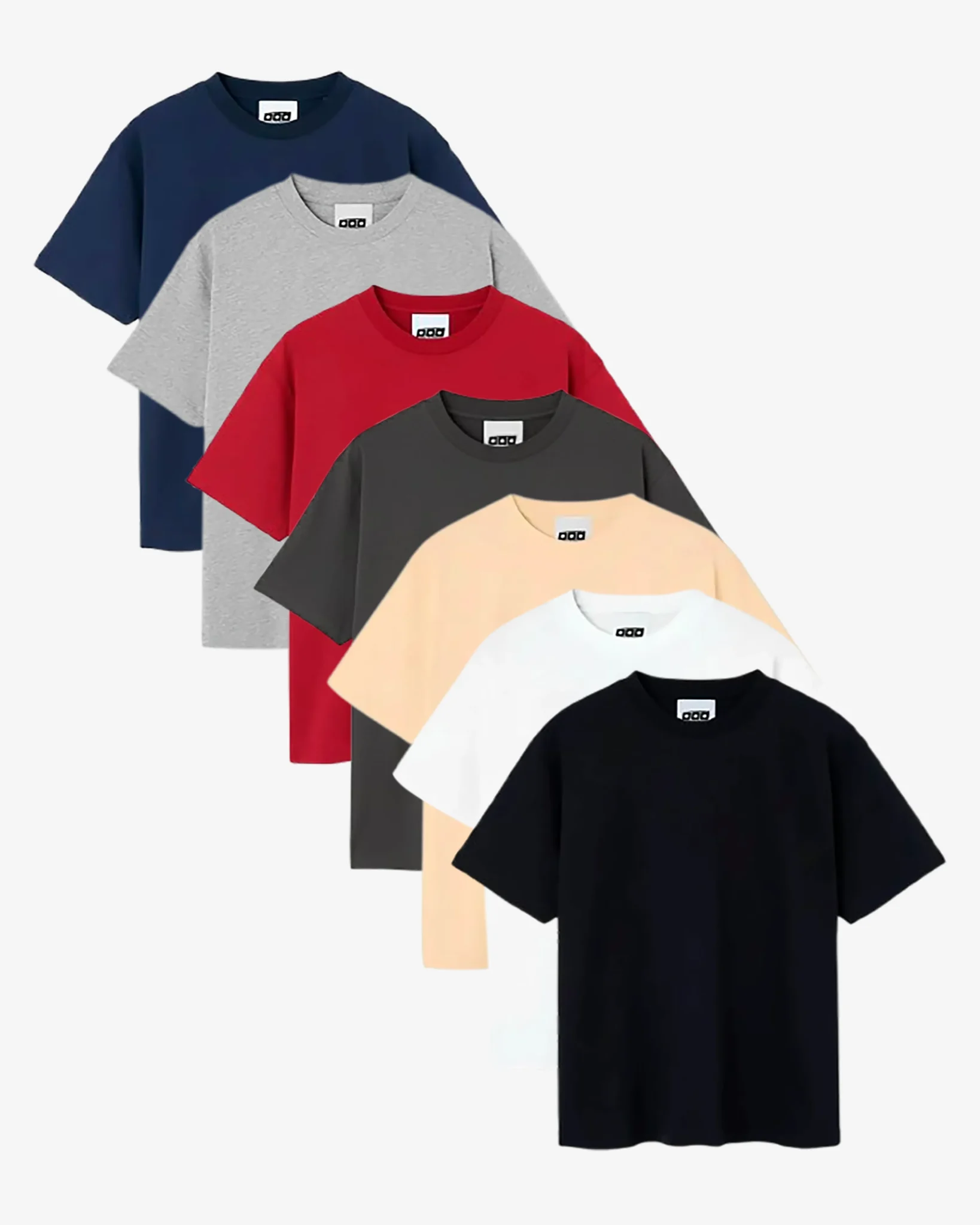 Remeras regular fit pack